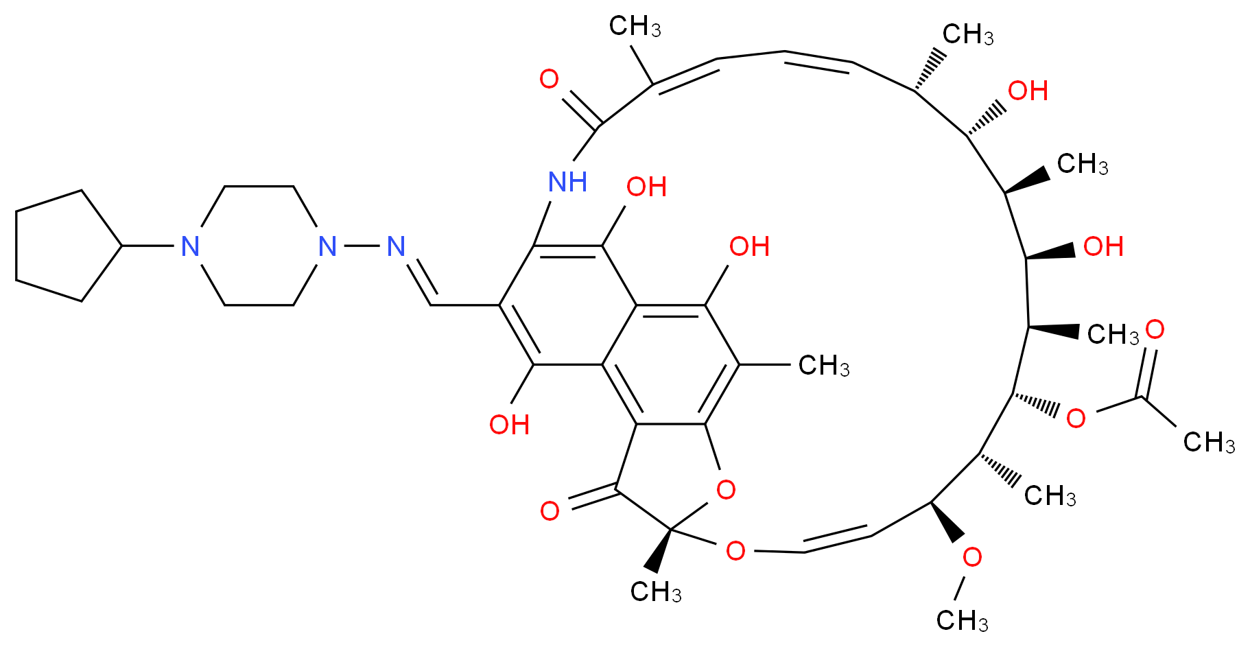 Rifapentine_分子结构_CAS_61379-65-5)