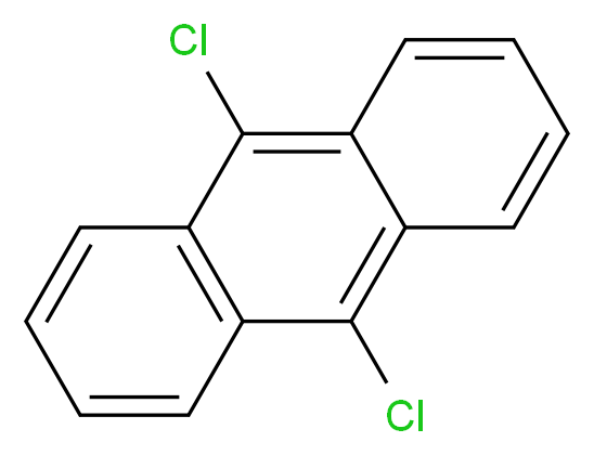 9,10-二氯蒽_分子结构_CAS_605-48-1)