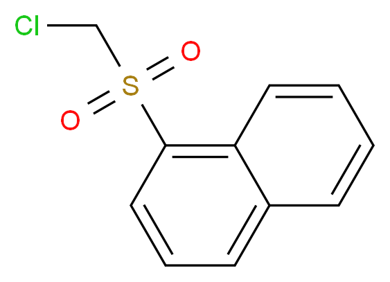 1-chloromethanesulfonylnaphthalene_分子结构_CAS_87491-79-0