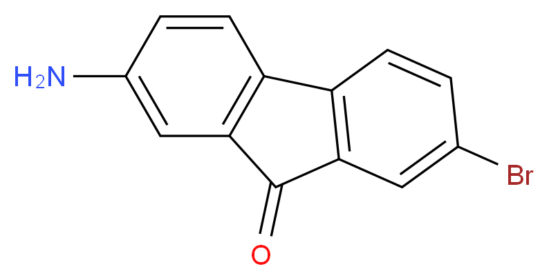 2-amino-7-bromo-9H-fluoren-9-one_分子结构_CAS_58557-63-4