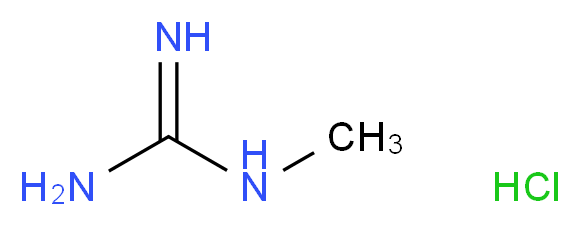 甲基胍 盐酸盐_分子结构_CAS_22661-87-6)