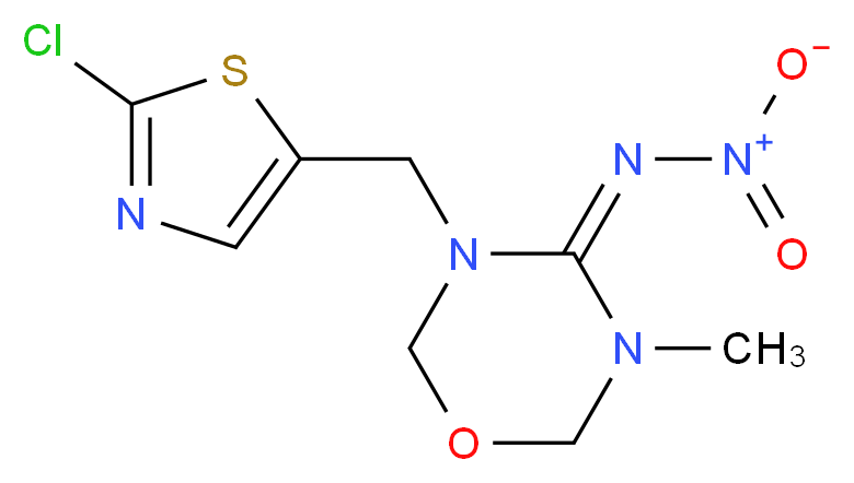 Thiamethoxam_分子结构_CAS_153719-23-4)