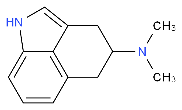 N,N-dimethyl-2-azatricyclo[6.3.1.0<sup>4</sup>,<sup>1</sup><sup>2</sup>]dodeca-1(11),3,8(12),9-tetraen-6-amine_分子结构_CAS_73625-11-3