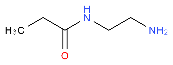 N-(2-Aminoethyl)propanamide_分子结构_CAS_925-58-6)