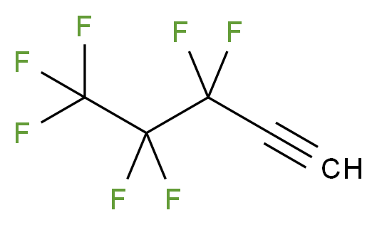 3,3,4,4,5,5,5-heptafluoropent-1-yne_分子结构_CAS_80337-25-3