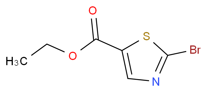 Ethyl 2-bromo-1,3-thiazole-5-carboxylate_分子结构_CAS_41731-83-3)