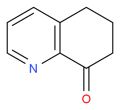 5,6,7,8-tetrahydroquinolin-8-one_分子结构_CAS_56826-69-8