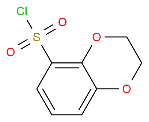 2,3-dihydro-1,4-benzodioxine-5-sulfonyl chloride_分子结构_CAS_87474-15-5