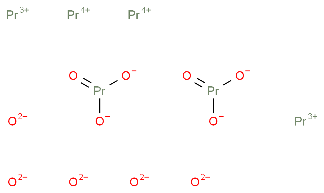 氧化镨(III, IV)_分子结构_CAS_12037-29-5)