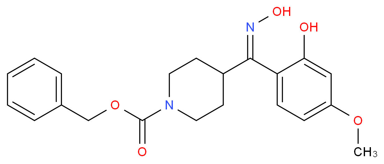(Z)-2-(5-Methoxy)phenol 4-(N-Benzyloxycarbonyl)piperidinyl-methanone Oxime_分子结构_CAS_84163-00-8)