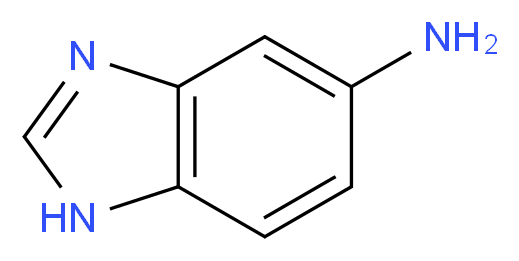 1H-1,3-benzodiazol-6-amine_分子结构_CAS_55299-95-1