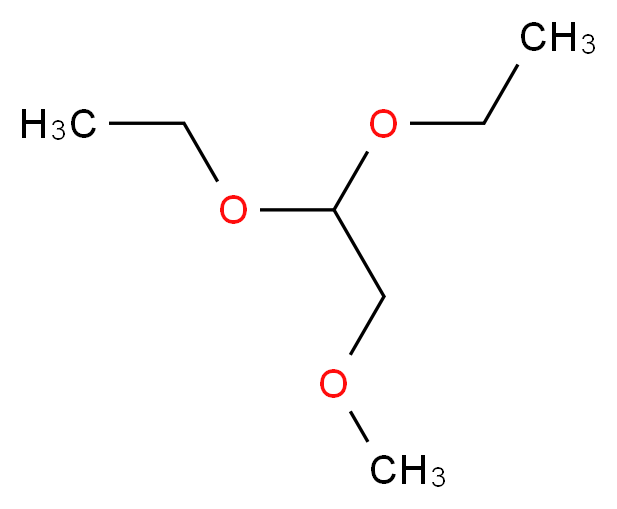 1,1-diethoxy-2-methoxyethane_分子结构_CAS_4819-75-4