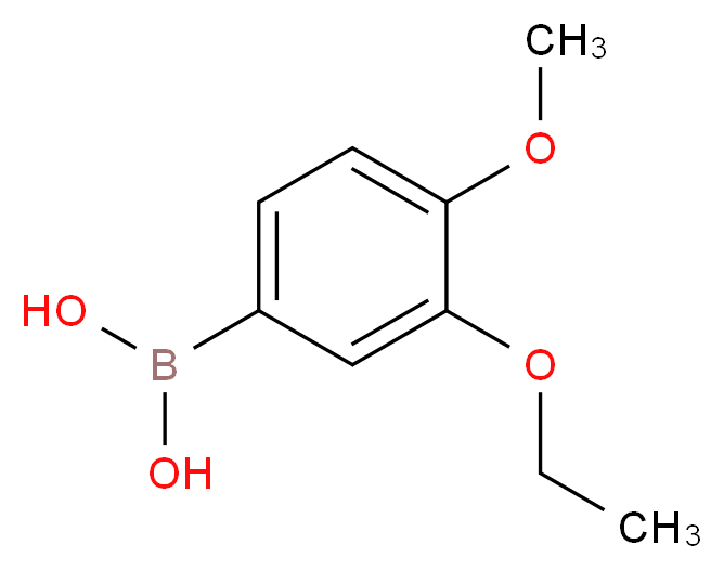 (3-Ethoxy-4-methoxyphenyl)boronic acid_分子结构_CAS_915201-13-7)