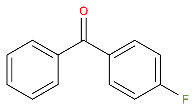 4-氟二苯甲酮_分子结构_CAS_345-83-5)