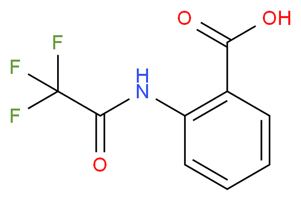 2-(trifluoroacetamido)benzoic acid_分子结构_CAS_19165-29-8