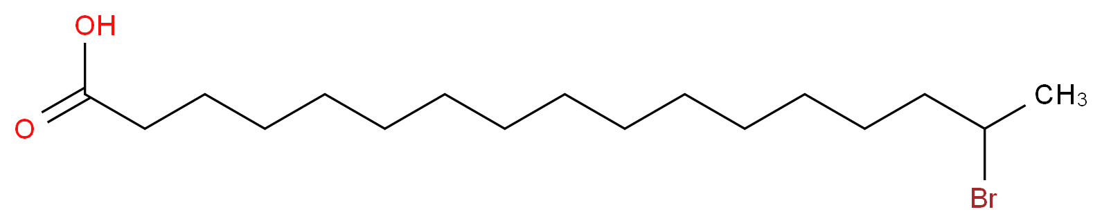 16-Bromoheptadecanoic acid_分子结构_CAS_13099-35-9)