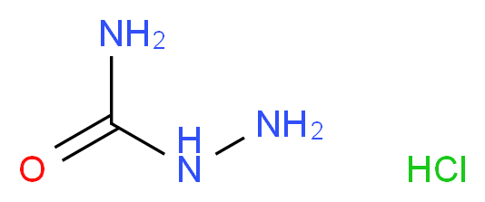 hydrazinecarboxamide hydrochloride_分子结构_CAS_563-41-7)