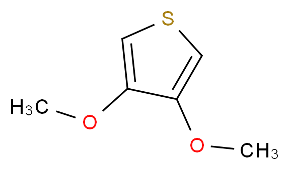 3,4-二甲氧基噻吩_分子结构_CAS_51792-34-8)