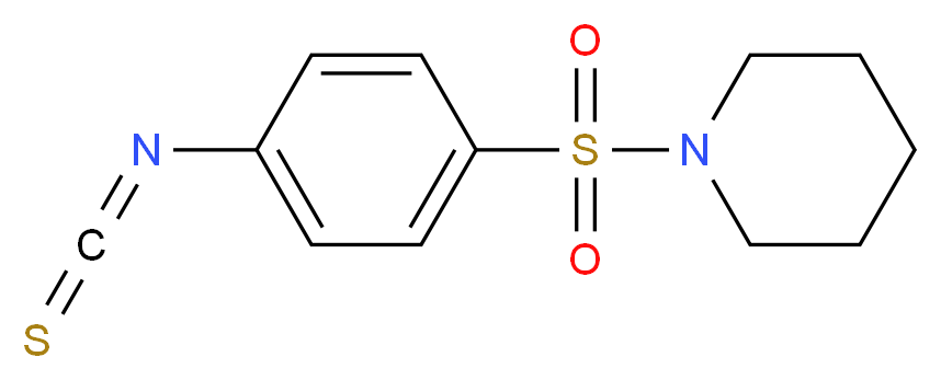 1-[(4-isothiocyanatophenyl)sulfonyl]piperidine_分子结构_CAS_7356-55-0)