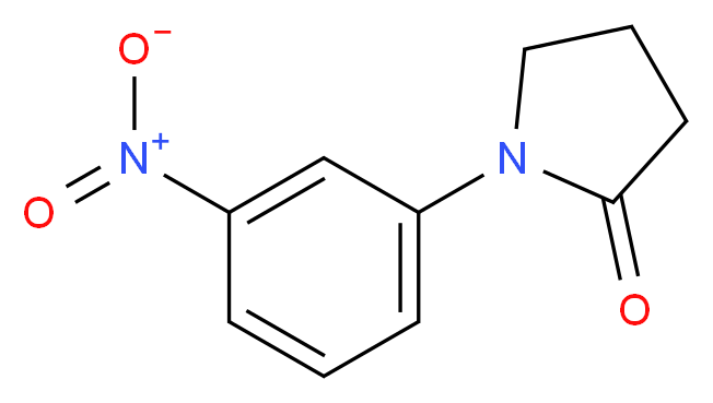 1-(3-nitrophenyl)pyrrolidin-2-one_分子结构_CAS_61372-79-0)