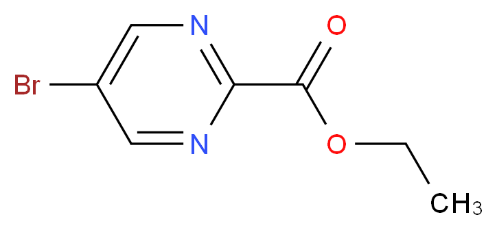 Ethyl 5-bromopyrimidine-2-carboxyate_分子结构_CAS_1197193-30-8)