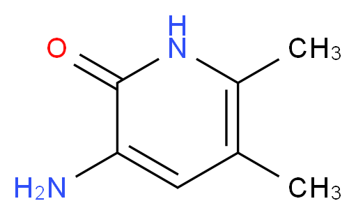 3-amino-5,6-dimethyl-1,2-dihydropyridin-2-one_分子结构_CAS_139549-03-4