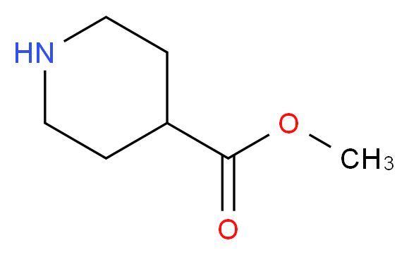 4-哌啶甲酸甲酯_分子结构_CAS_2971-79-1)