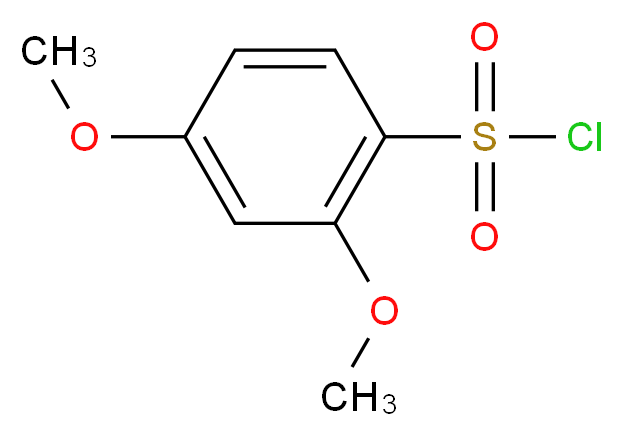 2,4-Dimethoxybenzene-1-sulfonyl chloride_分子结构_CAS_63624-28-2)