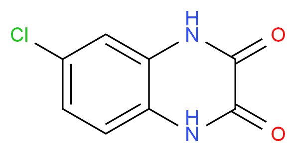 6-氯-1,4-二氢-2,3-喹喔啉二酮_分子结构_CAS_169-14-2)