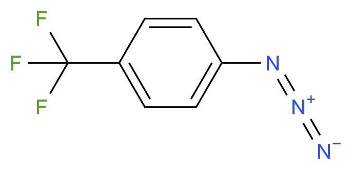 1-Azido-4-(trifluoromethyl)benzene solution_分子结构_CAS_5586-13-0)
