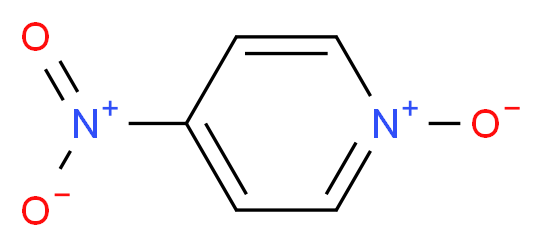 4-Nitropyridine N-oxide_分子结构_CAS_1124-33-0)