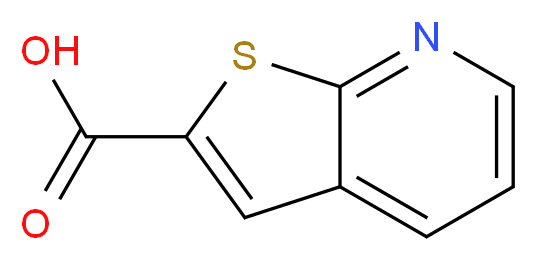 thieno[2,3-b]pyridine-2-carboxylic acid_分子结构_CAS_59944-76-2