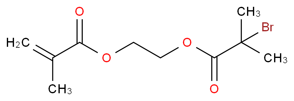 2-[(2-bromo-2-methylpropanoyl)oxy]ethyl 2-methylprop-2-enoate_分子结构_CAS_213453-08-8