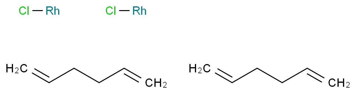 bis(chlororhodium); bis(hexa-1,5-diene)_分子结构_CAS_32965-49-4