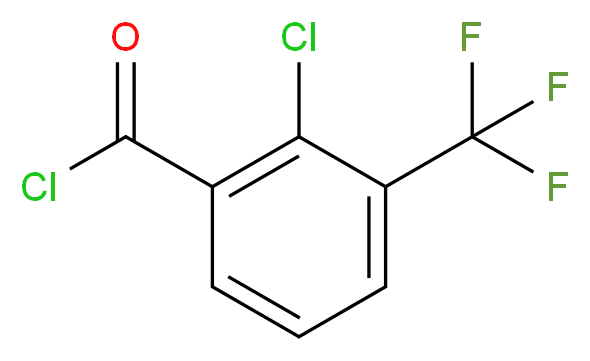 2-chloro-3-(trifluoromethyl)benzoyl chloride_分子结构_CAS_850156-39-7