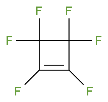 hexafluorocyclobut-1-ene_分子结构_CAS_697-11-0