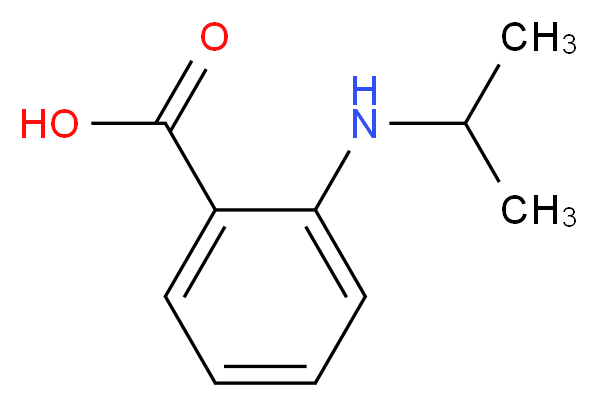 2-(isopropylamino)benzoic acid_分子结构_CAS_50817-45-3)