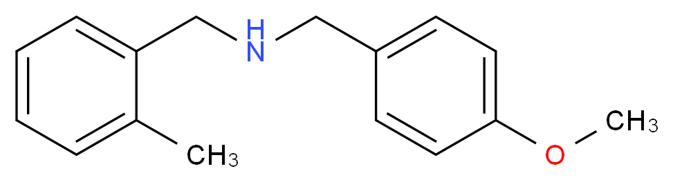 [(4-methoxyphenyl)methyl][(2-methylphenyl)methyl]amine_分子结构_CAS_356093-22-6