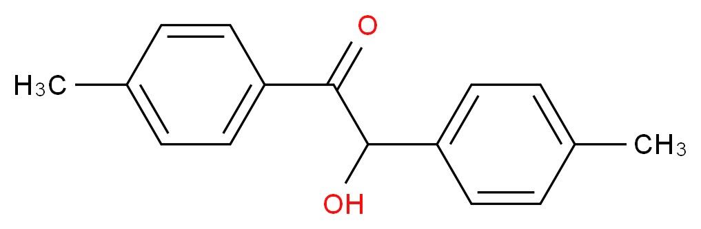 2-hydroxy-1,2-bis(4-methylphenyl)ethan-1-one_分子结构_CAS_1218-89-9)