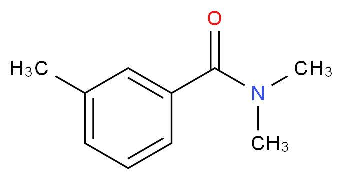 N,N,3-trimethylbenzamide_分子结构_CAS_6935-65-5