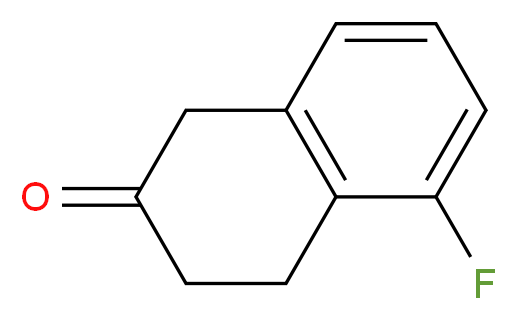 5-fluoro-1,2,3,4-tetrahydronaphthalen-2-one_分子结构_CAS_548771-68-2