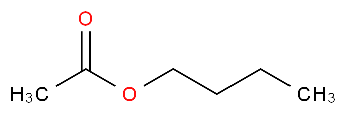 Butyl acetate_分子结构_CAS_123-86-4)