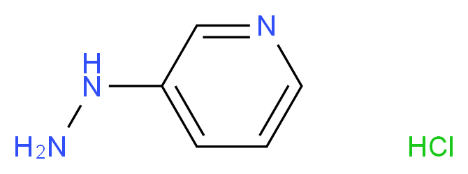 3-Hydrazinylpyridine hydrochloride_分子结构_CAS_650638-17-8)