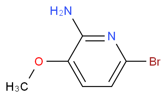 6-Bromo-3-methoxypyridin-2-amine_分子结构_CAS_916737-77-4)