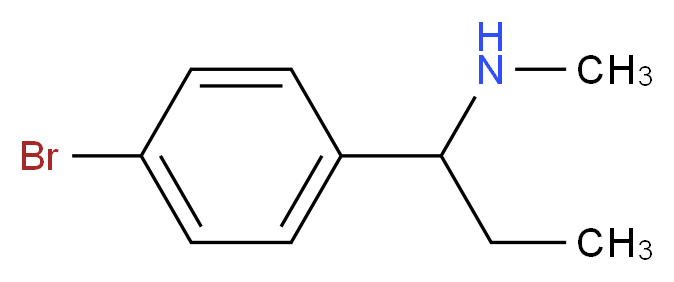[1-(4-bromophenyl)propyl](methyl)amine_分子结构_CAS_912906-92-4
