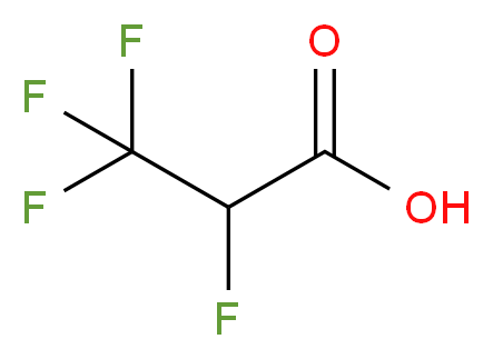 2,3,3,3-Tetrafluoropropanoic acid_分子结构_CAS_359-49-9)