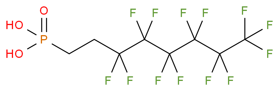 (1H,1H,2H,2H-Tridecafluorooct-1-yl)phosphonic acid_分子结构_CAS_252237-40-4)