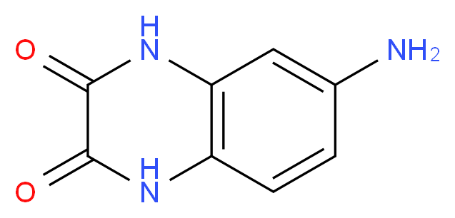 6-Amino-1,4-dihydro-quinoxaline-2,3-dione_分子结构_CAS_6973-93-9)