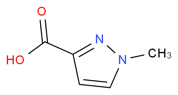 1-methyl-1H-pyrazole-3-carboxylic acid_分子结构_CAS_25016-20-0