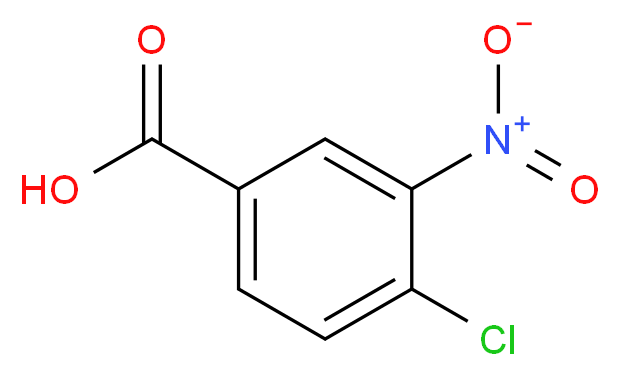 4-氯-3-硝基苯甲酸_分子结构_CAS_96-99-1)